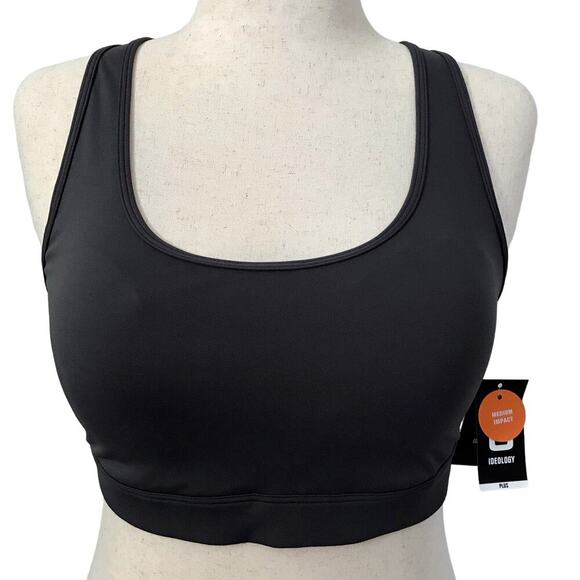 Ideology NWT Deep Charcoal Sports Bra Women Various - Picture 1 of 11